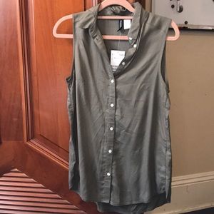 H&M button up blouse